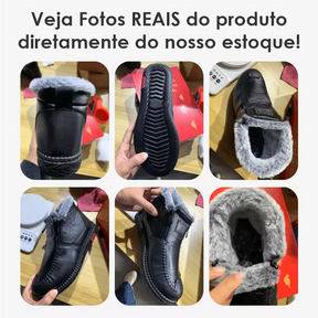 Bota de Inverno HotConfort - Impermeável e Aveludada